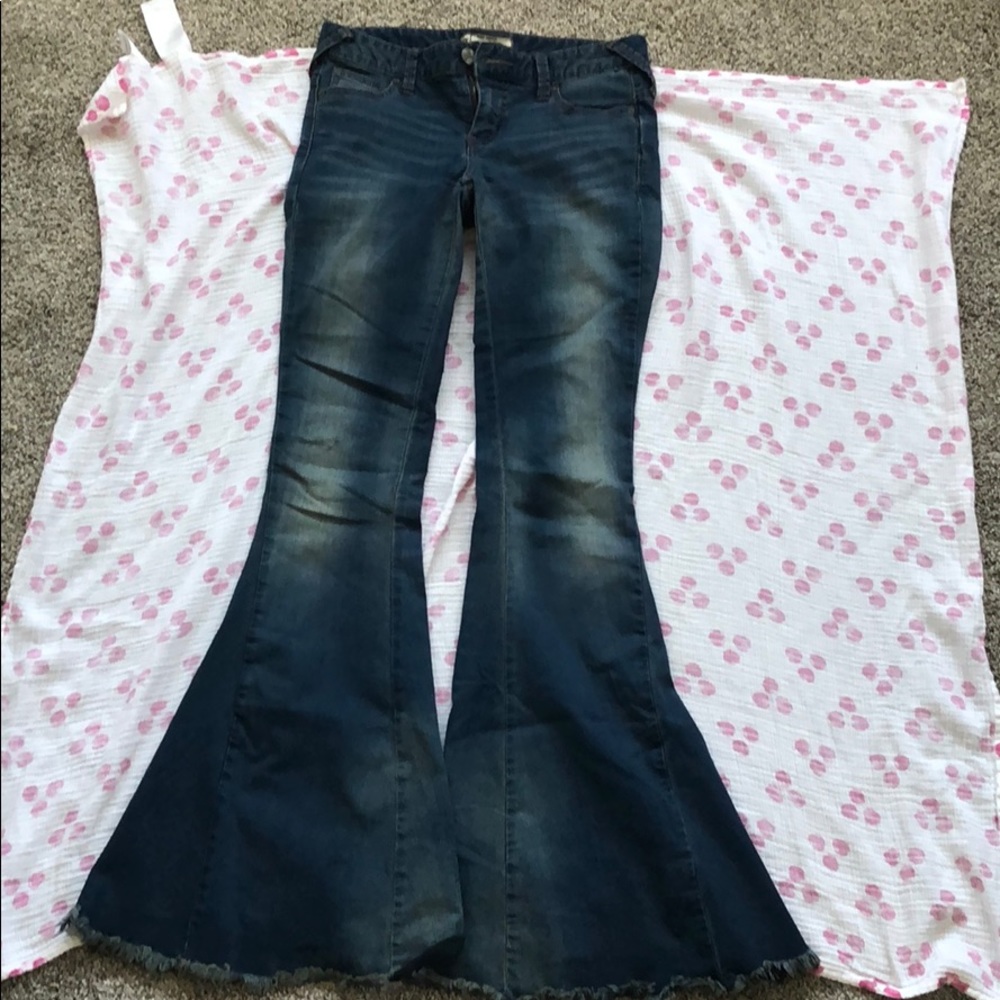 Free people large bell bottoms